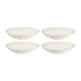 Bonna China Gourmet dia.8" h:1.5" 17 oz. Round Warm White Porcelain Bowl (Set of 4)